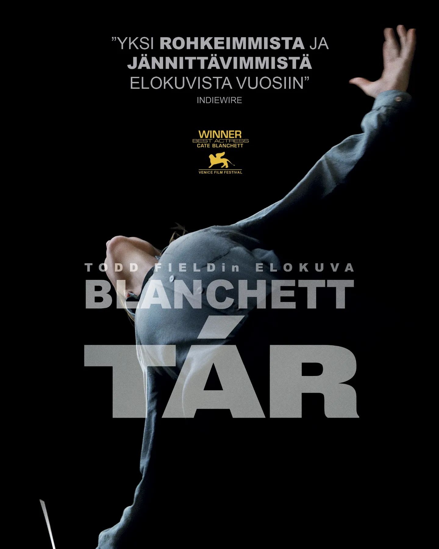 Tulossa ohjelmistoon musiikki - draama elokuva "Tár" 🎷🎵

Cate Blanchett on Lydia Tár, suuren saksalaisen sinfoniaorkesterin uraauurtava kapellimestari ✨🎼

Uransa huipulla oleva Tár valmistautuu sekä kirjan julkaisuun että hartaasti odotettuun Mahlerin 5. sinfonian live-esitykseen. Muutamien viikkojen kuluessa hänen elämänsä alkaa hajota liitoksistaan äärimmäisen modernilla tavalla. Näin syntyy riipaiseva tutkielma vallasta, vallan vaikutuksista ja pysyvyydestä nyky-yhteiskunnassa.

🎶🎶

#pajakkakino #elokuvissa #tervetuloaelokuviin #kuhmo #visitkuhmo #visitkainuu